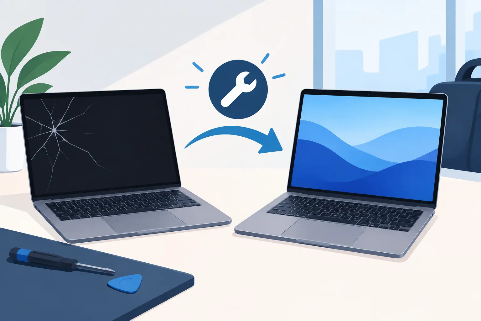 Cas client : un MacBook sauvé rapidement