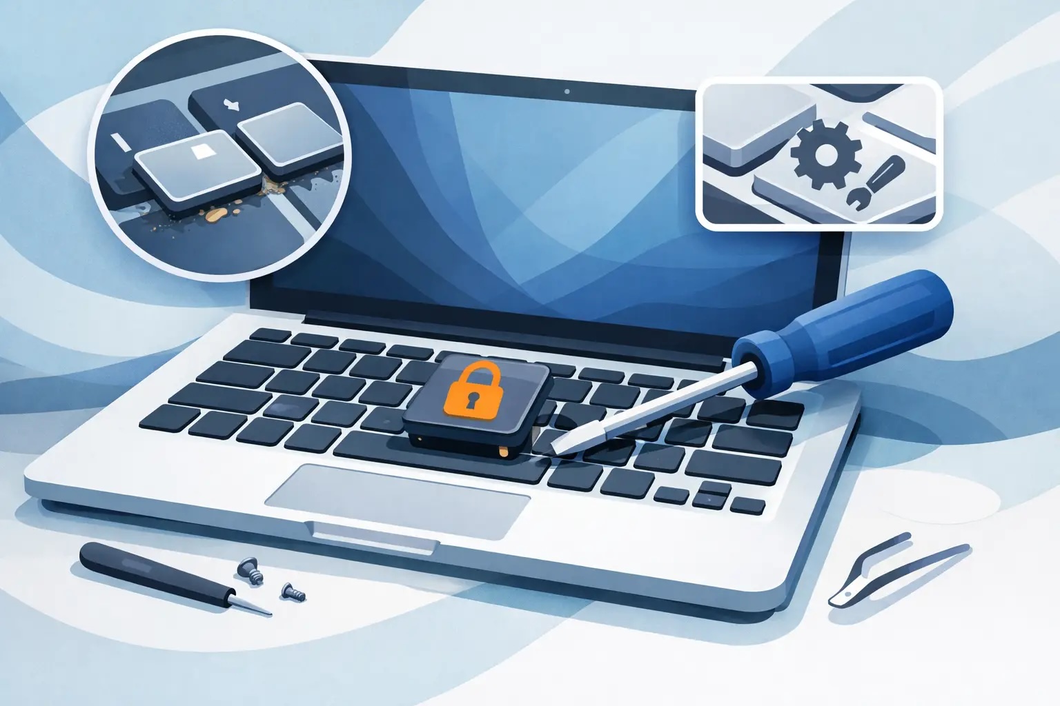 Réparer un clavier MacBook