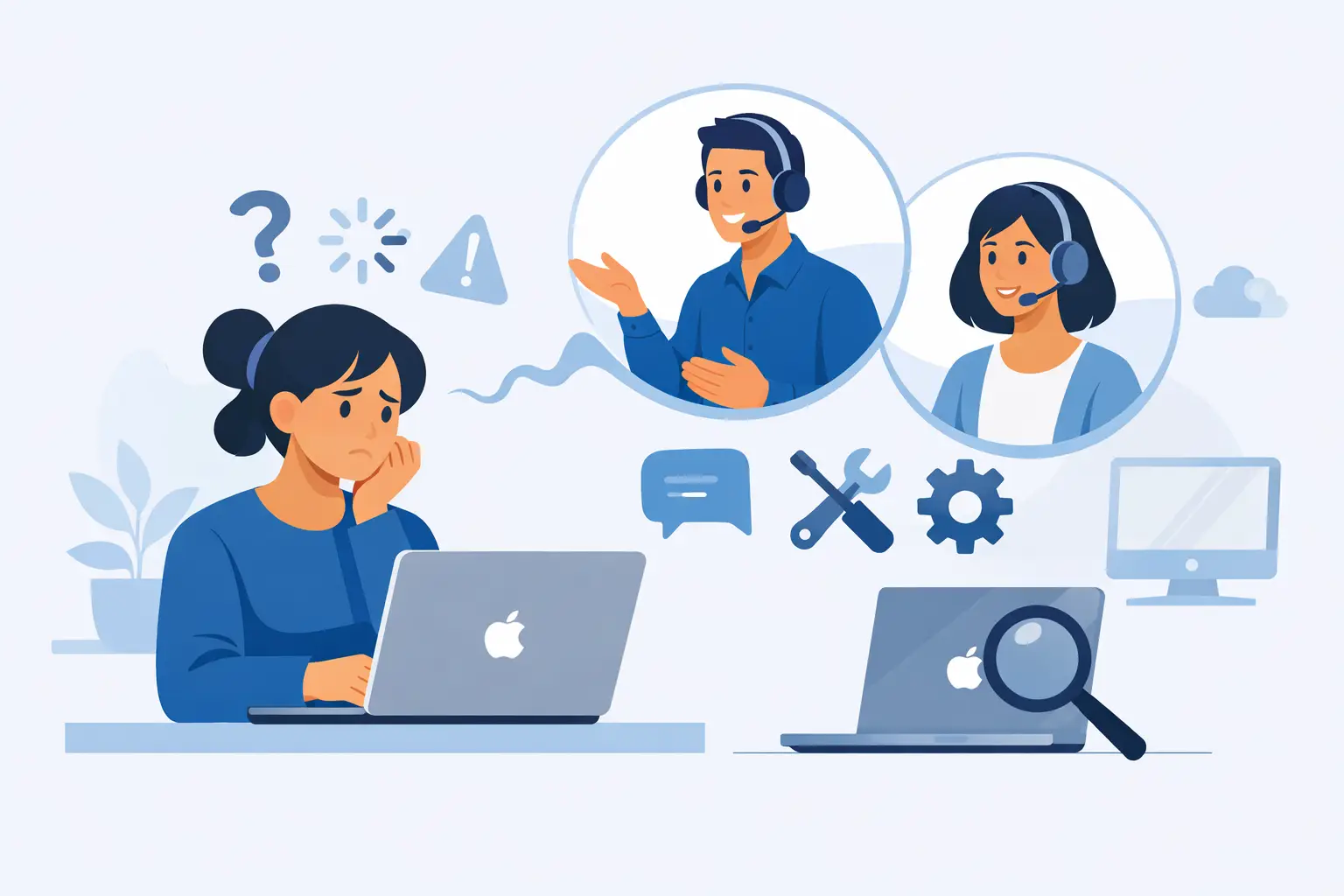 Support Mac : dépannage, réparation et assistance