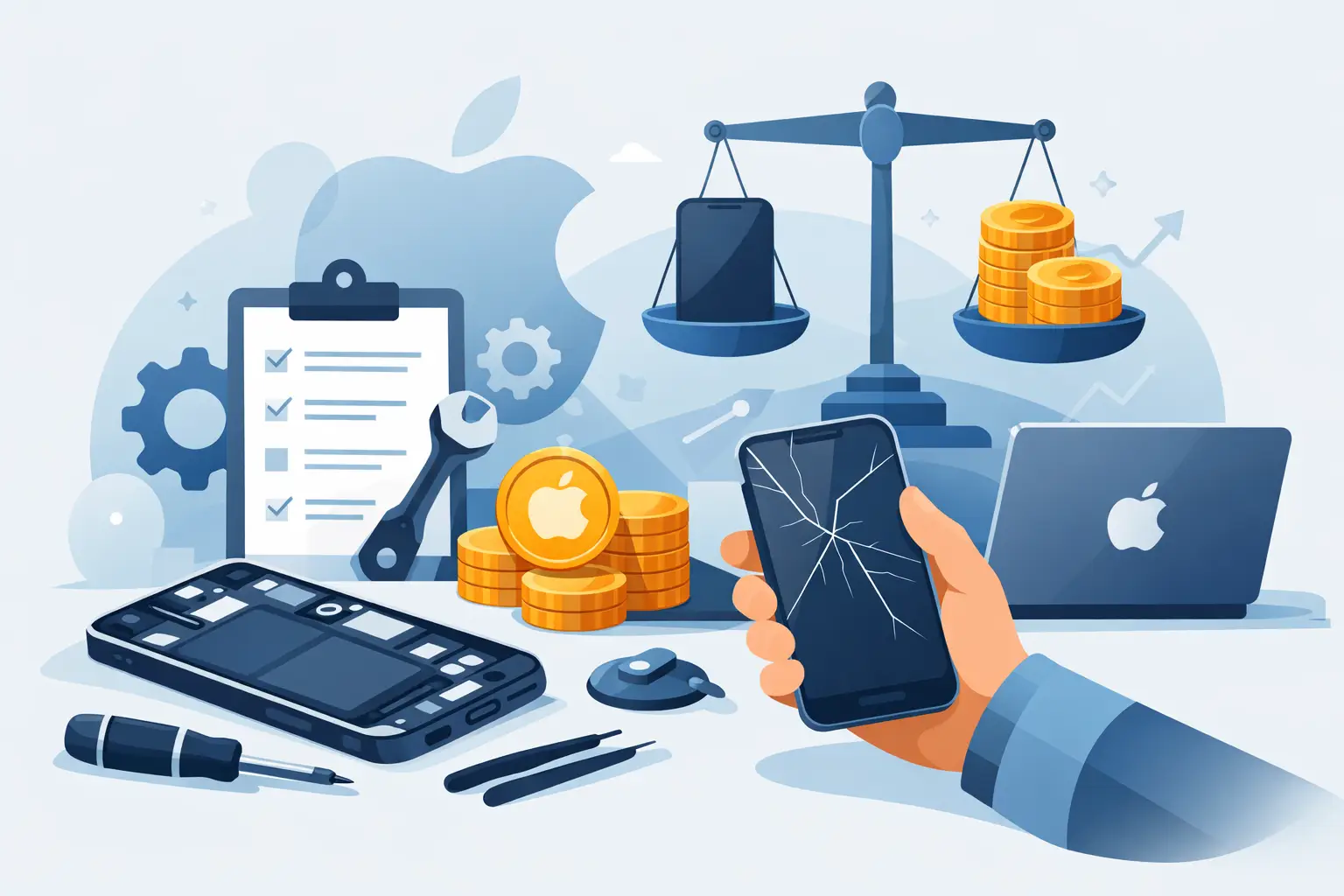 Tarif réparation Apple : combien coûte vraiment une réparation ?